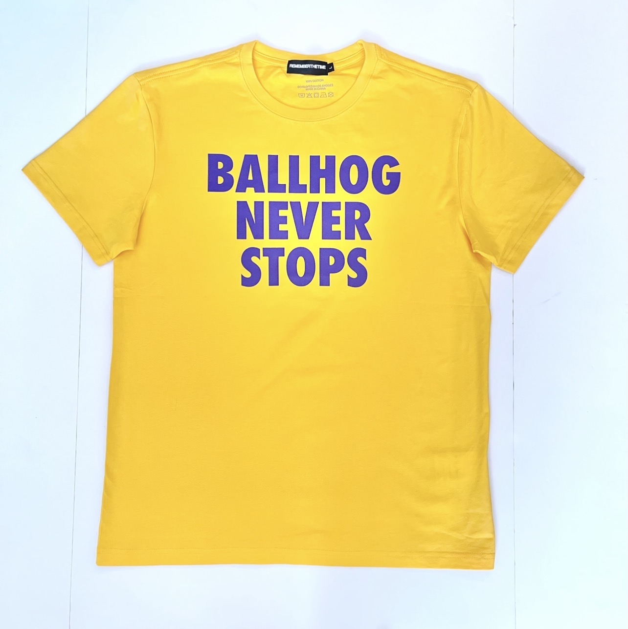 “BALLHOG NEVER STOPS” TEE - LA