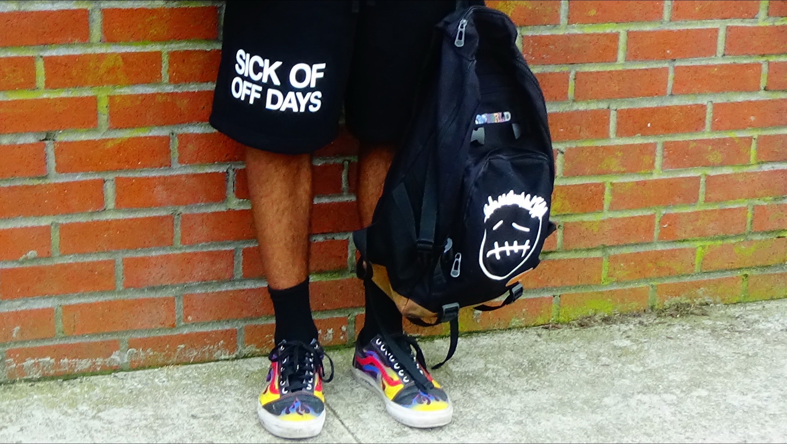“SICK OF OFF DAYS” SHORTS